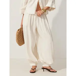Cider Low Rise Drawstring Waist Bloomer Trousers