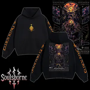 [Soulsborne Style] Vintage Midra, Lord of Frenzied Flame - Elden Ring Unisex Hoodie, Soulsborne Gaming Apparel, Game Shirt, Video Game Clothes, Boy Merch, Gift For Him, Gift For Her, Soulslike Streetwear
