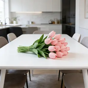 12 pieces of spring Easter decorative artificial flowers, suitable for wedding bouquets / Easter vases / floral arrangements for decoration, indoor and outdoor table decorations, flower wreaths, artificial tulip floral sets, home and office decorations