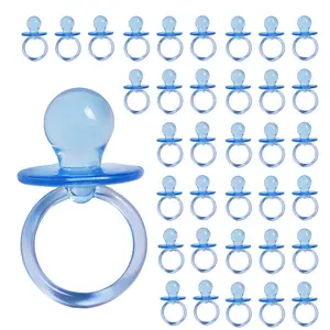 CRAFT AND PARTY 36pcs Baby Shower Acrylic Pacifier 2.5" for Baby Shower Favors Party Decoration 36 Pieces