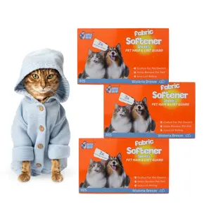 Pet Hair and Lint Guard Fabric Softener Dryer Sheets, 3x Pet Hair Fighters, Fresh Scent, Hypoallergenic, 120 Count, Laundry Care