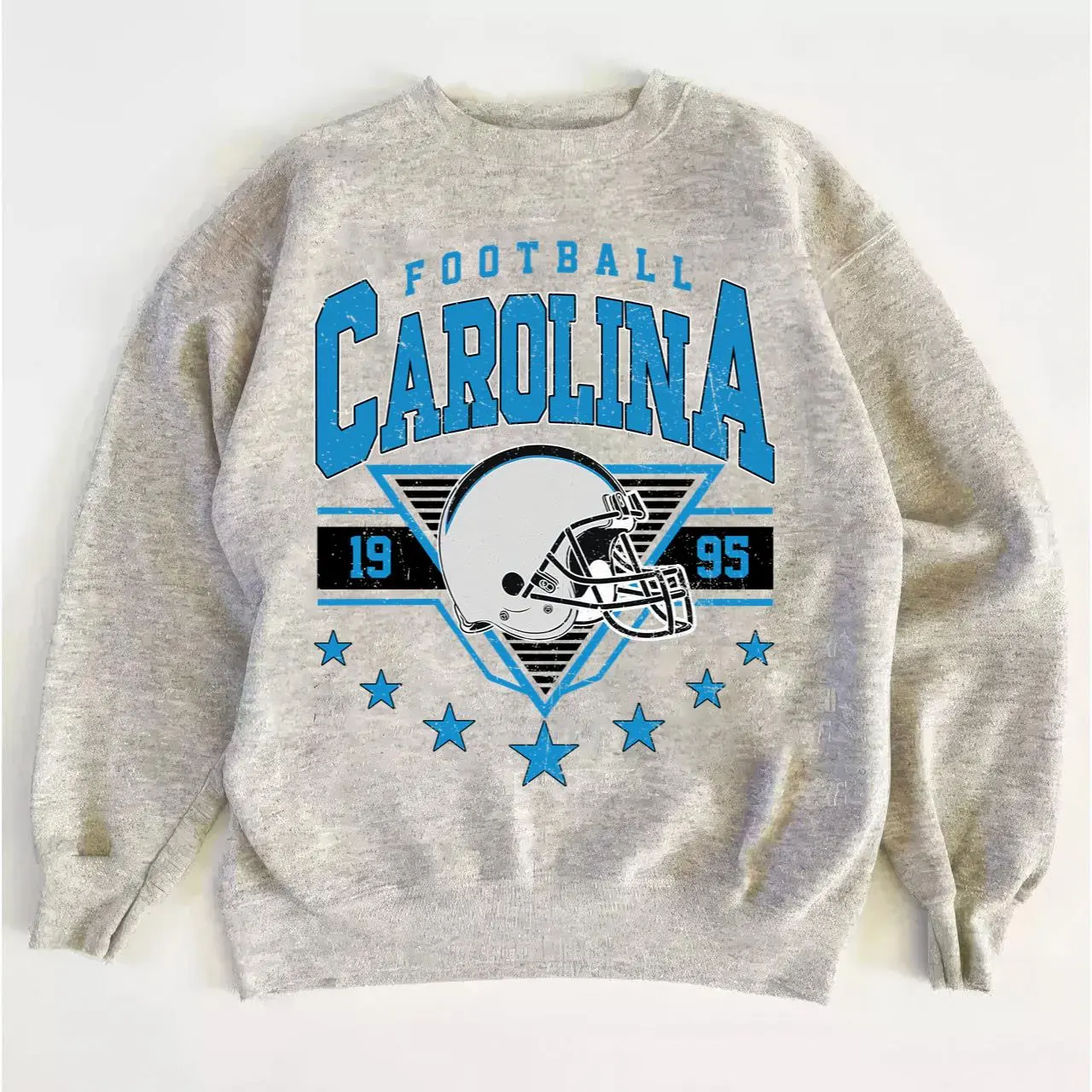 Classic Panther Crewneck Sweatshirt, Minimalist Retro Football Fanwear Style