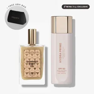 The Shimmer & Prime 2-Piece Glowy Skin Set + FREE ABH Bag