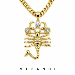 Vivandi Scorpio Pendant Necklace