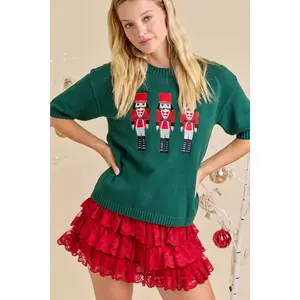 Cherry Lace Mini Skort