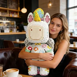 Unicorn Angel Horse 3D Puzzle Building Block Decoration, Montessori Puzzles Gift, Home Office Bookshelf Decor, Party Living Room TV Stand Display, Ideal Gift