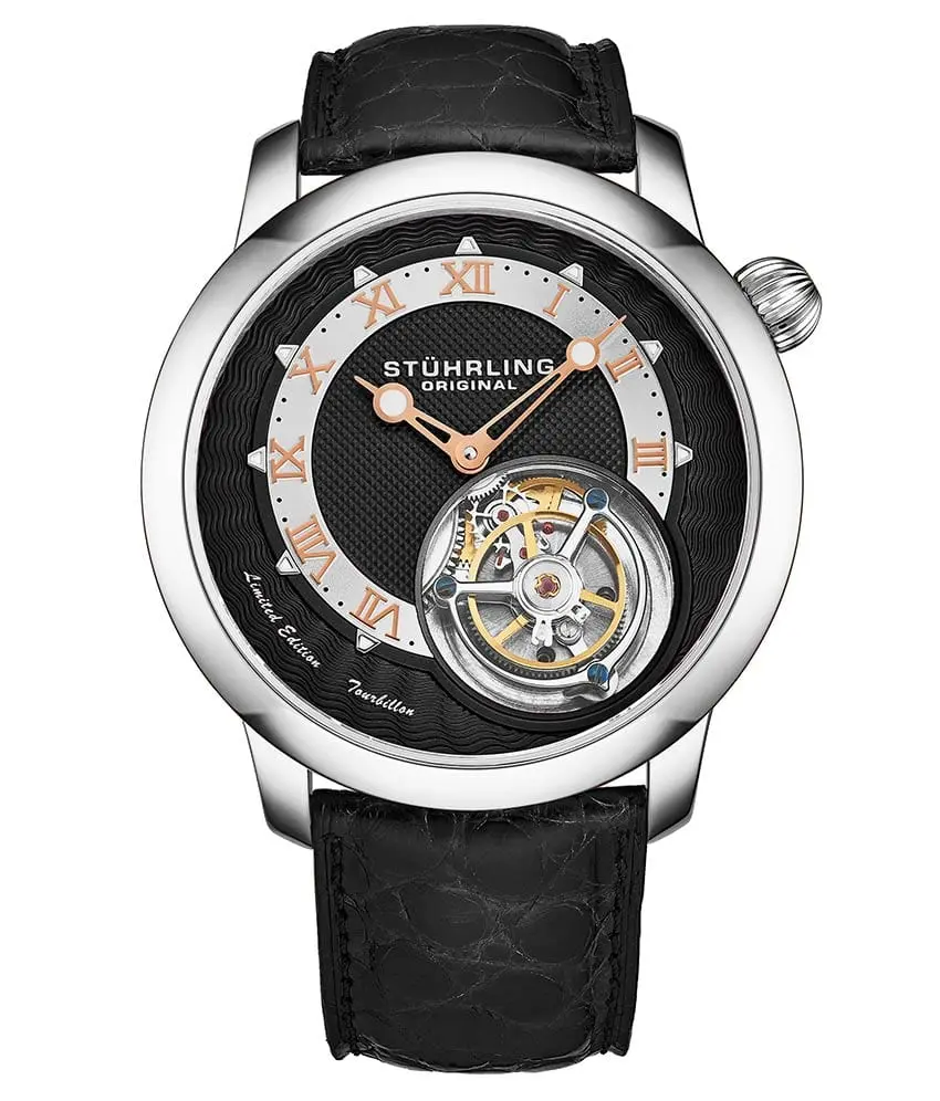 Men's 43mm Limited Edition Eclipse Tourbillon Automatic Mechanical Wrist Watch - Solar Eclipse Inspired Design, Exquisite Craftsmanship, Meticulously Crafted Dial, Precision Movement, Leather Strap, Collectible Fashion Accessory, Tourbillon Movement