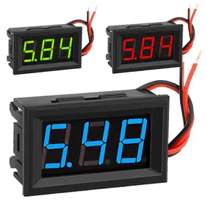 Mini Digital Voltmeter DC 4.5V To 30V Digital Voltmeter Voltage Panel Meter For 6V 12V 24V Electromobile Motorcycle Car