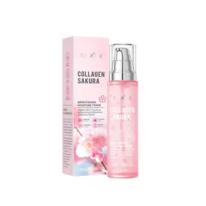 SADOER Collagen Sakura Brightening Moisture Lotion | 98% Sakura Extract, Hydrate, Repair, Brighten Skin | For Dry/Dull Skin