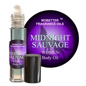 MOBETTER FRAGRANCE OILS Midnight Sauvage Women Perfume Body Oil 1/3 oz roll on, long lasting, travel size