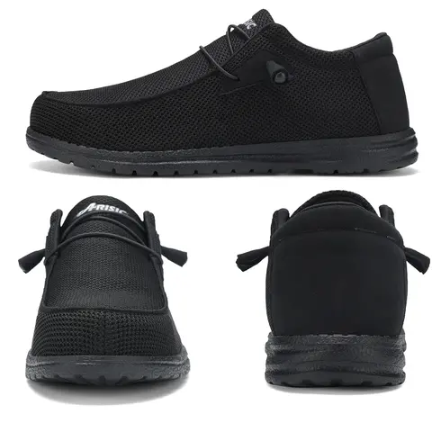 Men's Closed Steel Toe Safety Shoes - Rubber Sole, Soft Material, Worker-Focused, All-Season Outdoor Work Boots for Welders - Sports & Outdoor Hiking Footwear