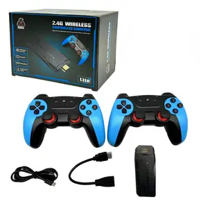 Plug and play video game console, built-in emulator game console, retro game console, game controller, 4K HD picture quality, HDMI output to TV, dual wireless 2.4G controllers for retro gaming, 64G/128G games, PSP arcade.