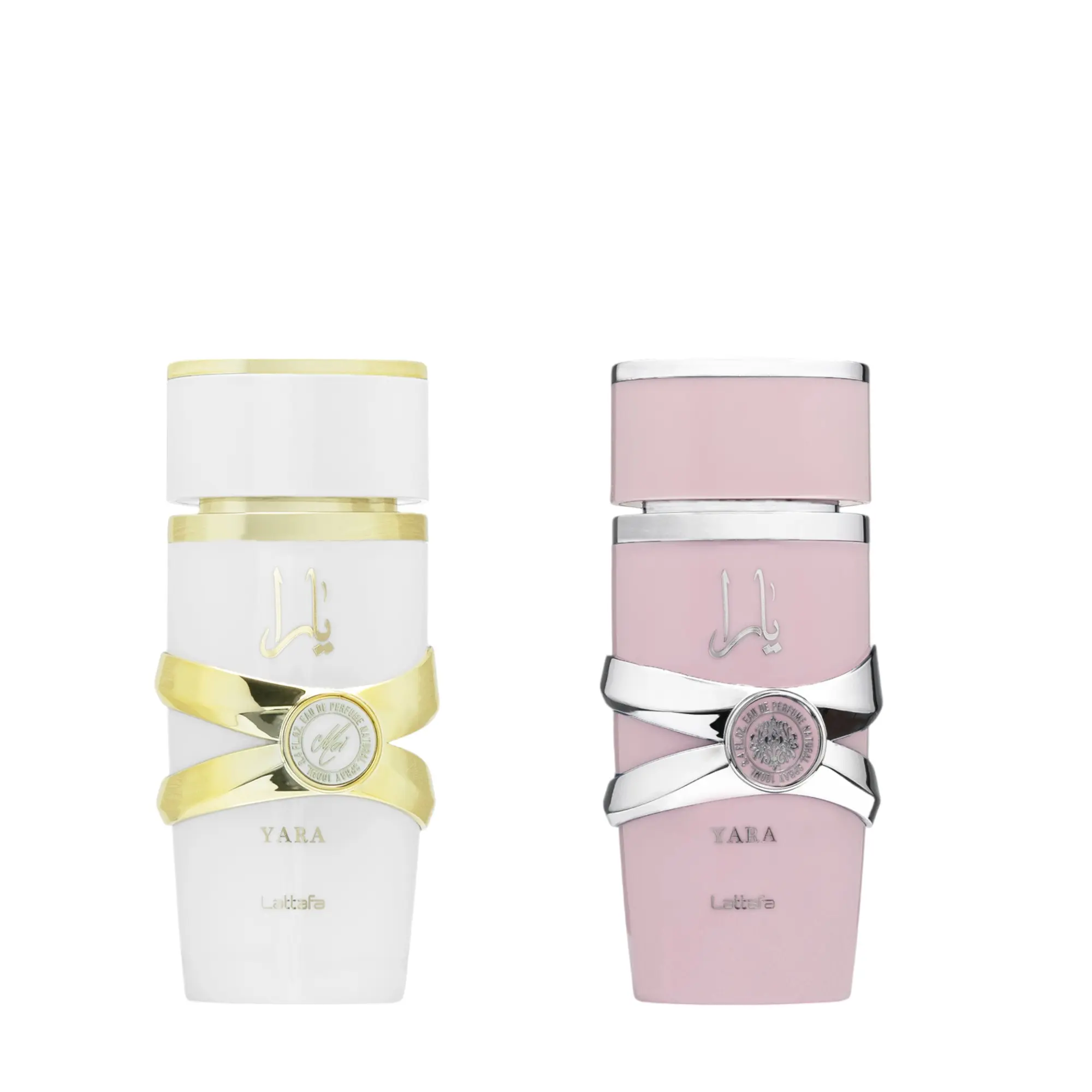 Lattafa Arab Perfume Fragrance Duo - Women's Yara & Yara Moi Alcohol-Based Eau de Parfum Bundle, 3.4 Oz (100ML) High Quality Floral, Sweet, Vanilla, Patchouli Scent