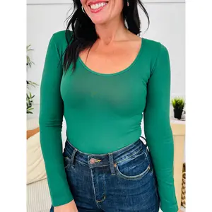 Seamless Body Contour Long Sleeve Shapewear Bodysuit in Multiple Colors!