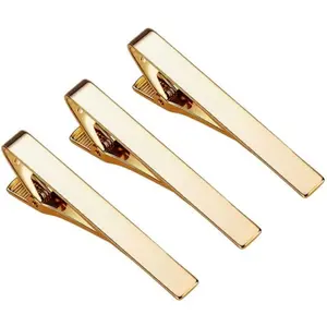 Tie Clips for Men, 3 Pack Men's Tie Clips Necktie Tie Bars Tie Pins for Men Accessories
