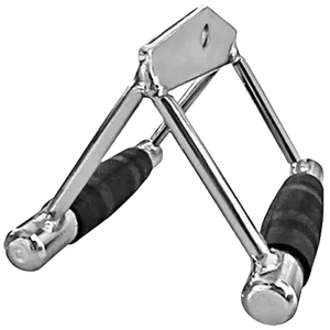 French Fitness Rubber Grip Seated Row/Chin Bar (New)