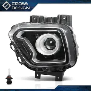 CROSSDESIGN Headlight Assembly Left Driver Fit For 2020 2021 2022 Kia Soul EX Model LH Side