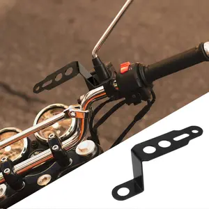 Motorcycle rearview mirror spotlight bracket, mobile phone bracket accessories, thickened extension, universal bracket for motorcycle rearview mirror, Motorcycle Phone Holder