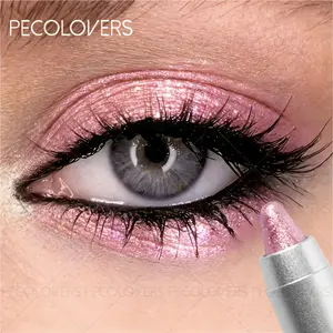 1pc Pink Pearlescent Glitter Shimmer Eyeshadow Stick, Metallic And Silky, Brightening Your Eyes And Creating a Stylish Eye Makeup, -Up Palette For Beginners, Eyelid Makeup For Day To Night Looks, Makeup Lovers, Trendy Girls, Valentine'S Day Gift