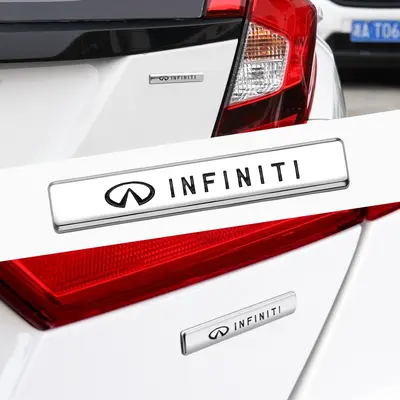 2x Chrome Metal 3.7 Fender Side Boot Emblem Badge Decal for Infiniti 2x Chrome Metal 3.7 Fender Side Boot Emblem Badge Decal for Infiniti