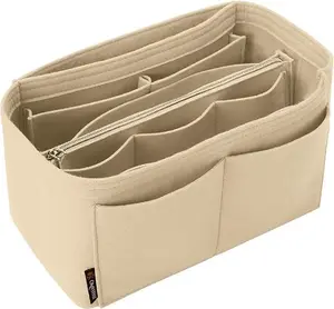 Purse Organizer Insert, Felt Tote Bag Organizer Insert with 5 Sizes, Handbag Dividers for Inside Purse, Compatible with Longchamp, Neverful, Speedy and More