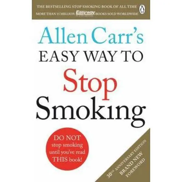 USED Book - Allen Carr's Easy Way to Stop Smoking: Revised Edition by Allen Carr (Paperback) - english