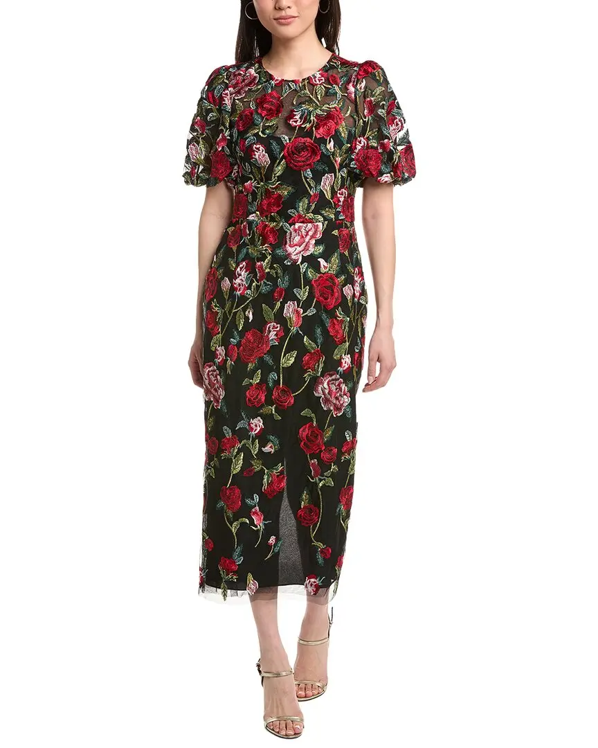 Marchesa Notte Midi Dress