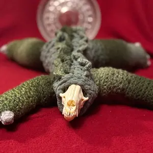 Alligator Skull Doll Decoration Only