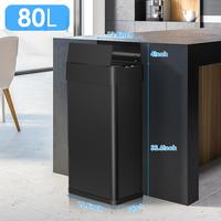 Black-80L  (Butterfly Lid)