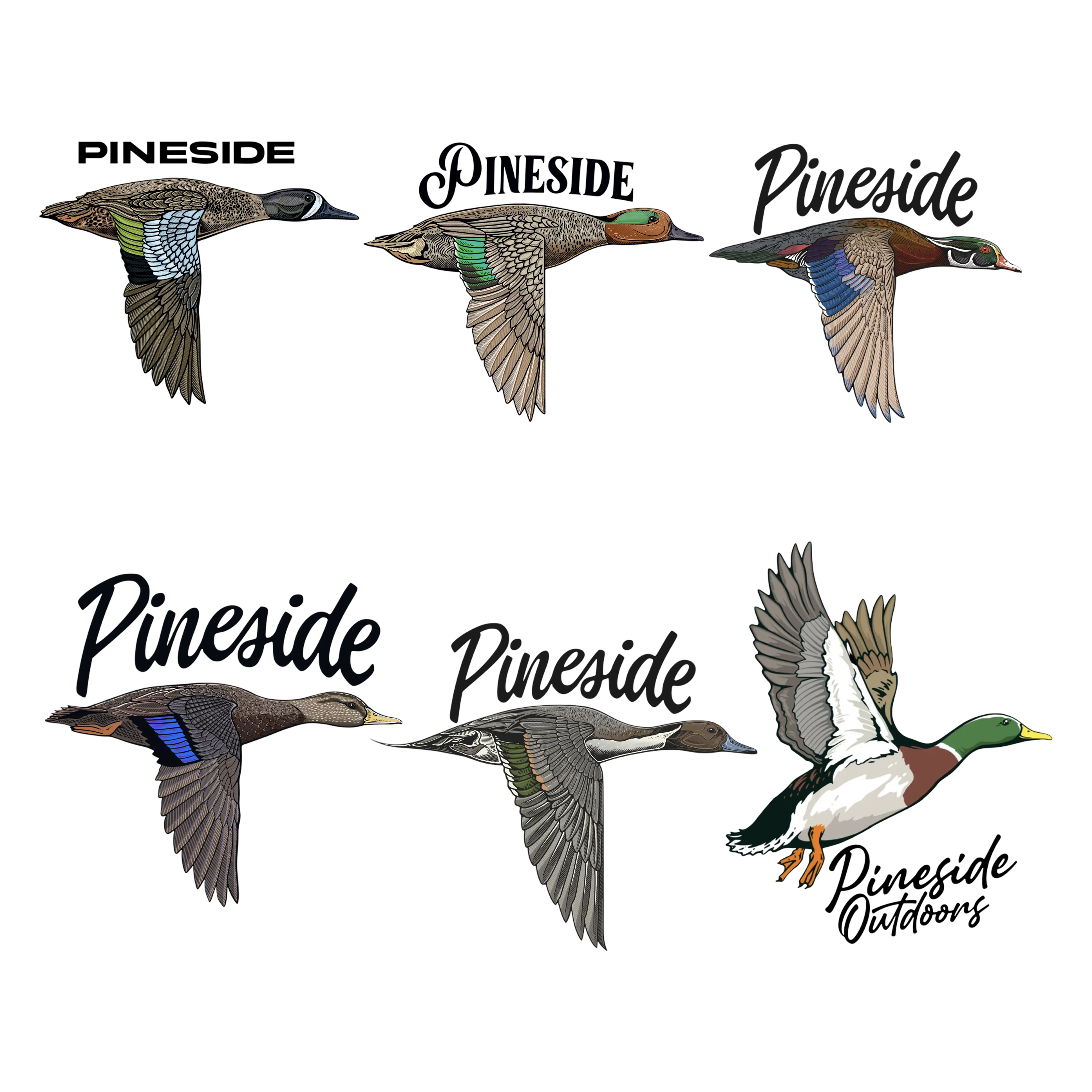 Waterfowl sticker pack