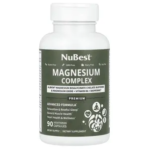 NuBest Magnesium Complex, 90 Vegetarian Capsules