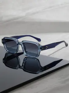 Unisex Y2K Retro Sunglasses, Small Square Frame, Angular Edge Design, Rivets, Casual Versatile, Must-Have for Trendsetters, Trendy Vintage Sunglasses