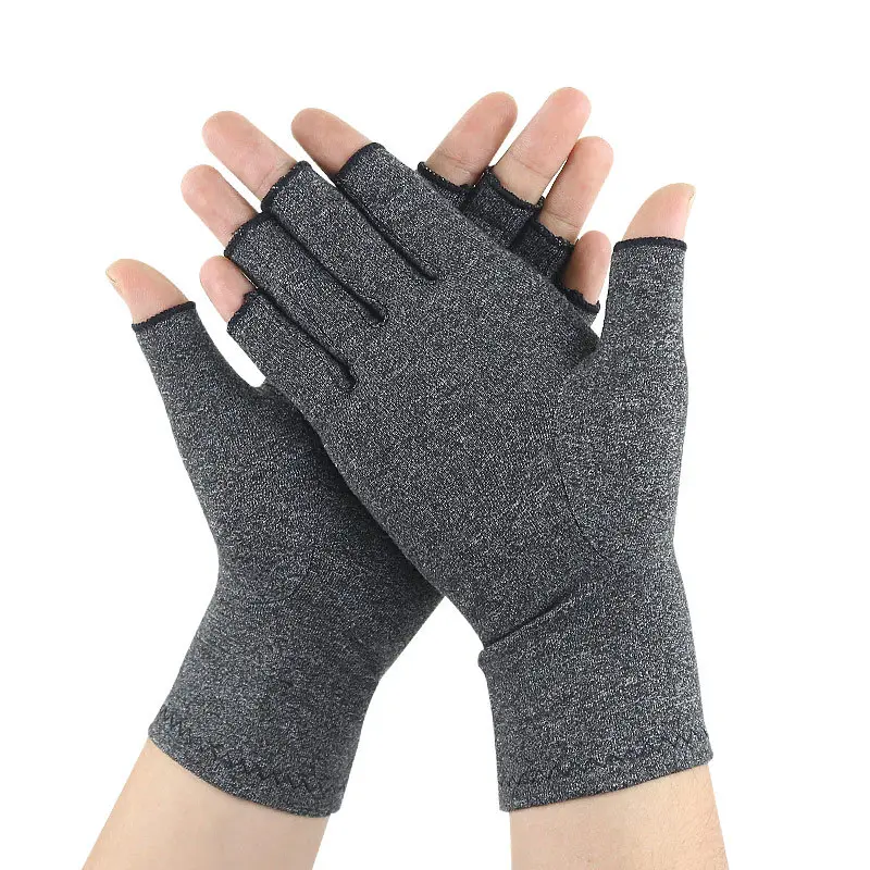 Fingerless Sports Gloves & Arm Warmers, Breathable Hand Protection with Anti-Slip Grip - Workout Gear for Rehabilitation, Anti-Slip Surface, Half-Finger Sports Gloves, Outdoor Sports Gloves