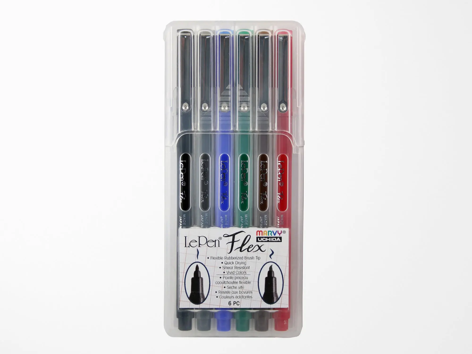 Le Pen Primary Colors Flex - Set of 6 Pens