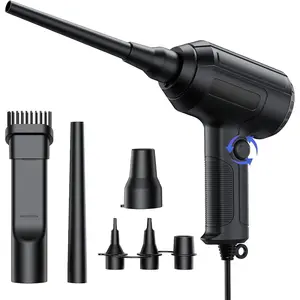 Air Duster, Stepless Speed Electric Air Duster, Multi-Use  Duster, Keyboard Cleaner, Replace Canned Air, Air Blower for Clean Dust, Hairs, Laptop, PC