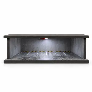 1:64 LED Underground Parking Garage Display Scene, Diecast Model Car Collectible Accessory