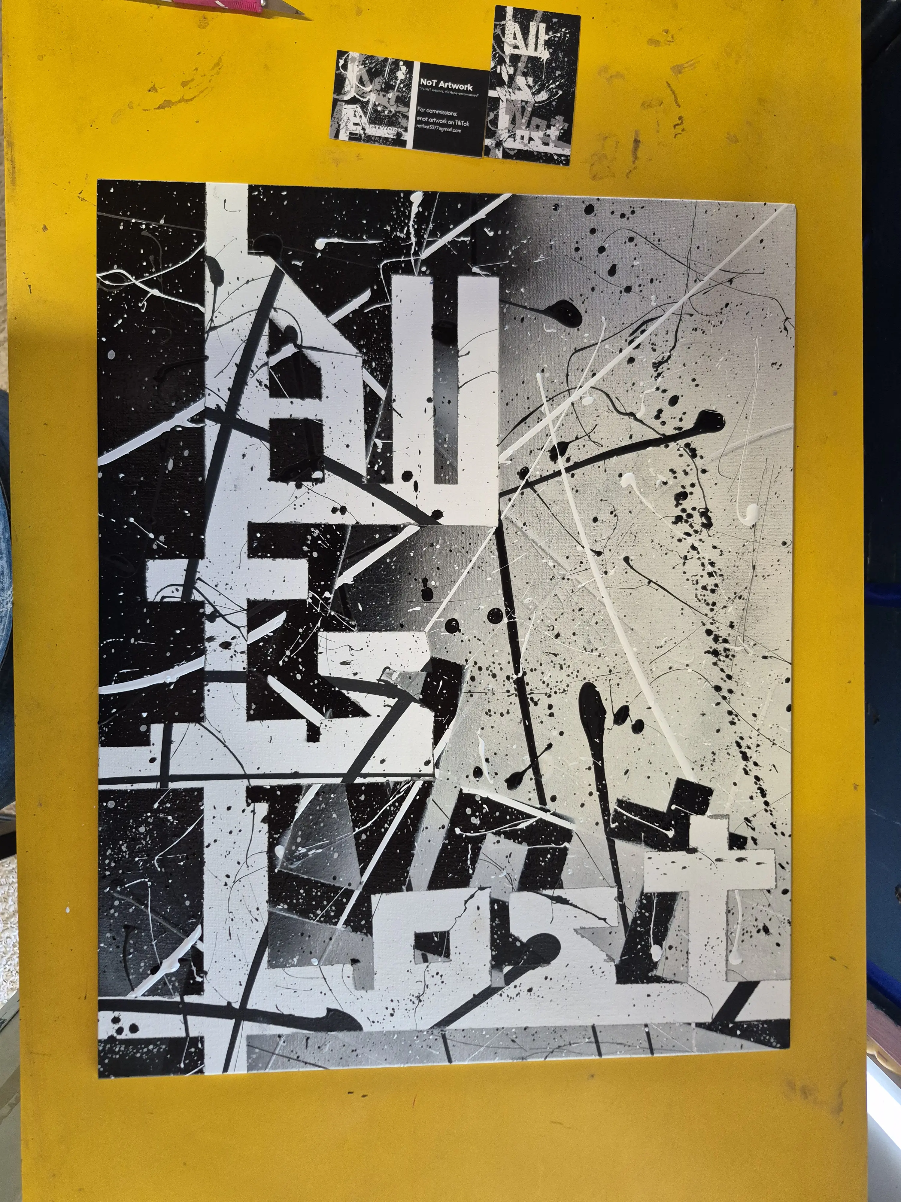 All Is NoT Lost - 11x14 inch canvas panel