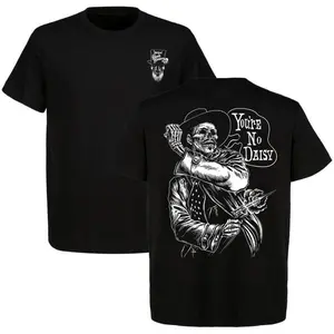 "No Daisa" Doc Holliday T-Shirt,Tactical Apparel ,Full Colour T-Shirt,90s Vintage,Perfect for Fans Classic American Style,Gift For Dad