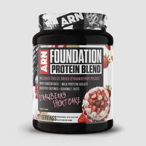 ARN Foundation - Low Carb Protein Blend with Cold-Pressed Whey Protein Concentrate & Milk Protein Isolate, Versatile Flavor Options for Healthcare Fitness Dietary Supplement Edible Muscle