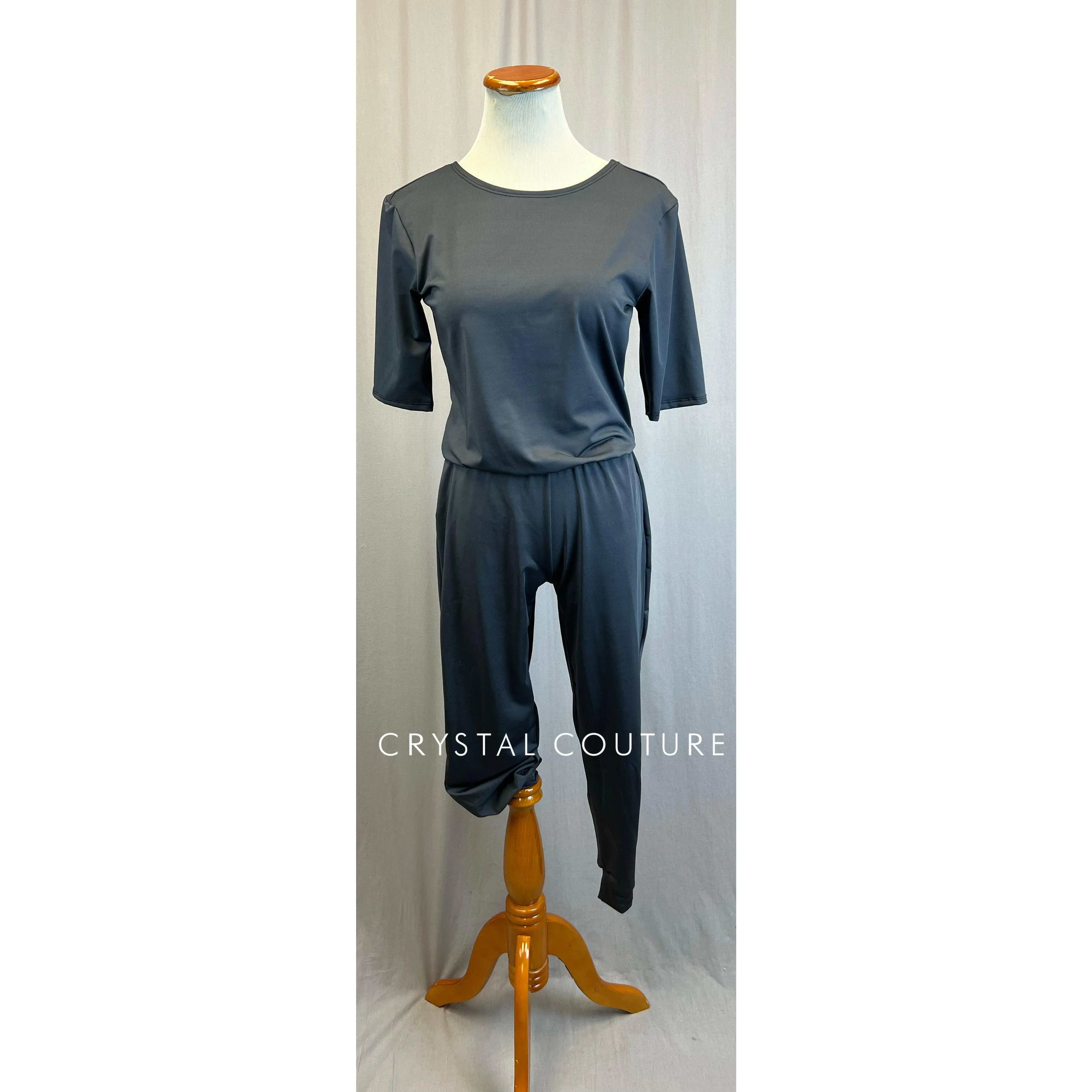 *Brand New* Dark Gray T-Shirt Unitard