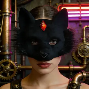 2026 Best-Selling Fox Mask Two Colors Available, Detailed Craftsmanship, Realistic Design, Perfect for Halloween Carnival Festivals Parties