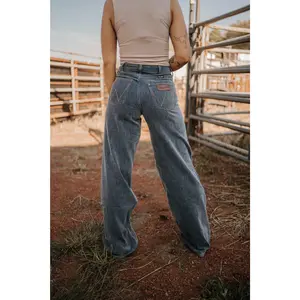 Wrangler Punchy Sueded Wide Leg