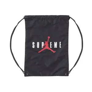 Supreme Jordan Drawstring Bag Black by StockX
