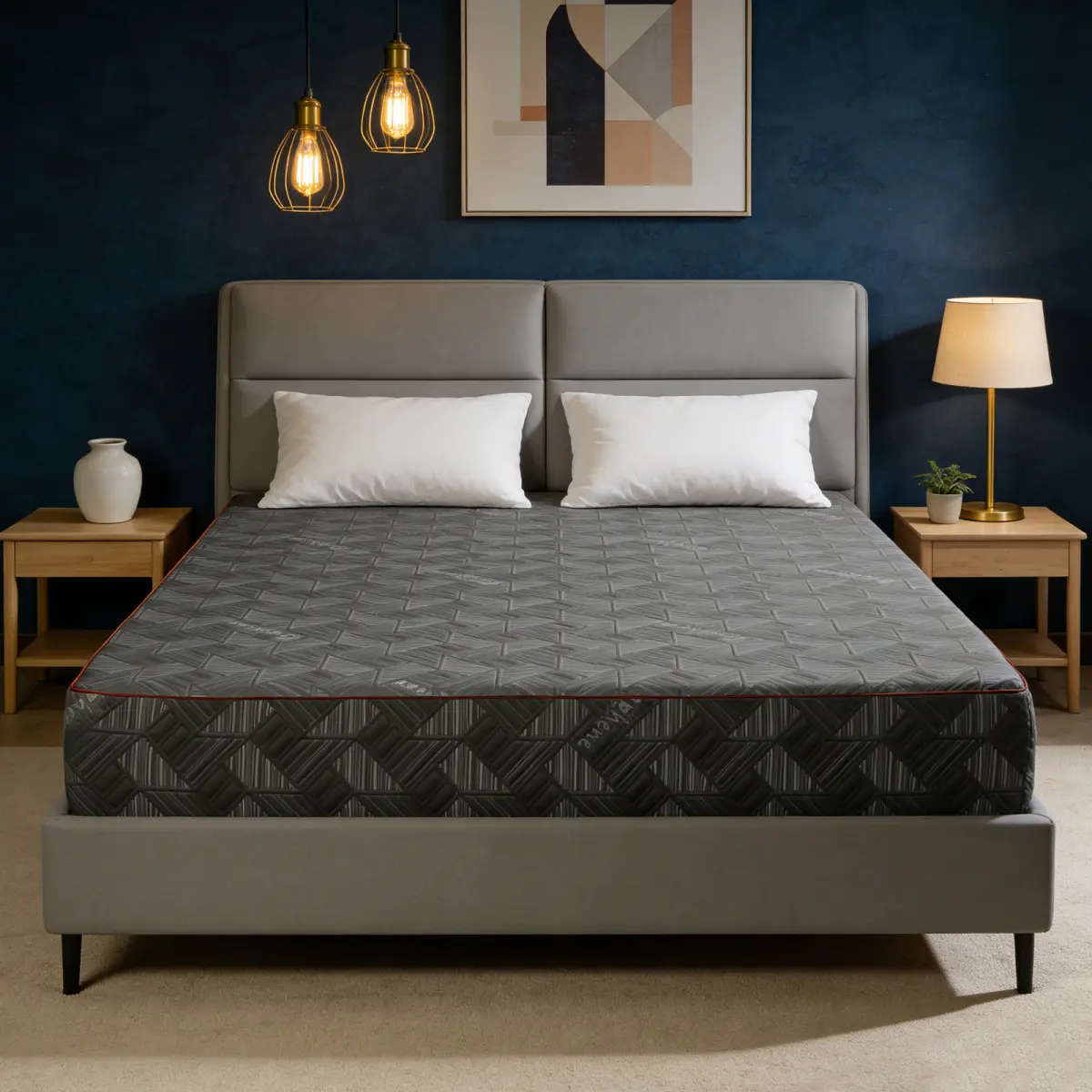 Aobtkel10 Inch Queen Size Mattress - Breathable & Sterilizing, High Rebound Foam for Cloud-Like Comfort, Eco-Friendly Material with Stylish Design, Ideal for Bedroom Sleep Upgrade Made in Japan#Summervibes, Mattresses, Queen Mattresses