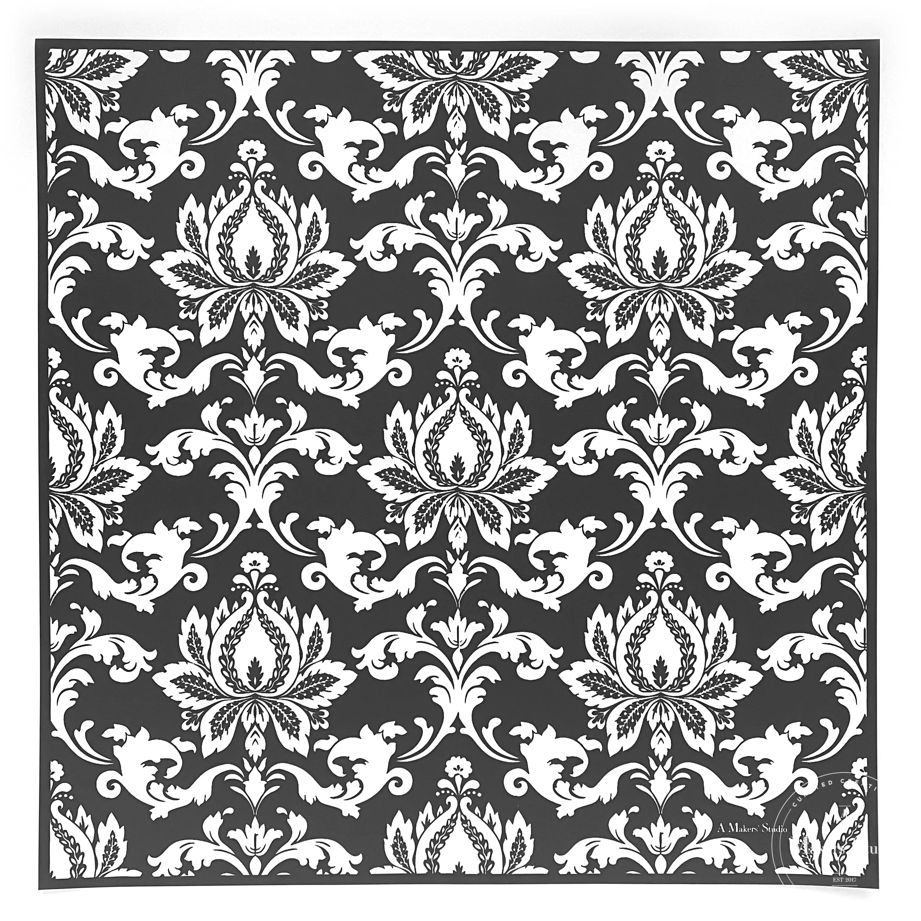 Venetian Damask - Mesh Stencil 18x18