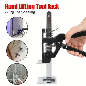 Versatile Heavy Duty Handheld Lifting Tool for Cabinets and Doors, Adjustable Clamp Height 0-11.5cm, Supports Up to 119.75KG Capacity