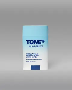 Aluminum-Free Deodorant, Island Breeze Tropical Scent, Long-Lasting Odor Protection, Paraben-Free, Dermatologist-Tested for Sensitive Skin – TONE