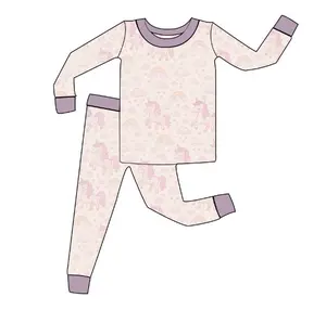 Unicorn Dreams 2 Piece Bamboo Set