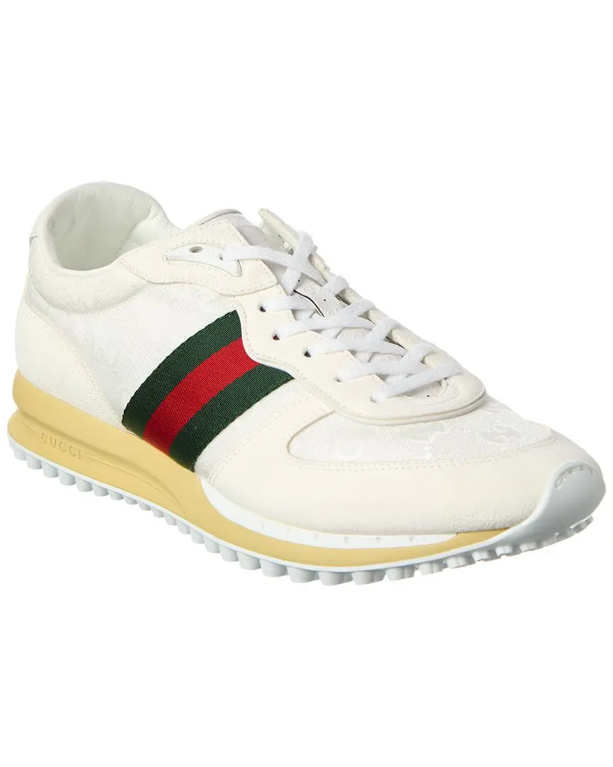 Gucci Re-Motion GG Canvas & Suede Sneaker