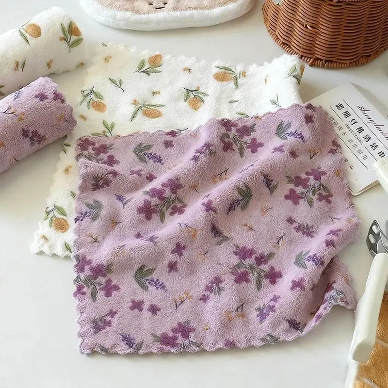 New Dishcloth Kitchen Dish Cloths,Non-Stick Oil&Highly Absorbent,Fast Drying Reusable Kitchen Towels for Cleaning Cleaning Cloth